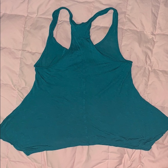 Teal Racer Back Tank - Picture 7 of 8